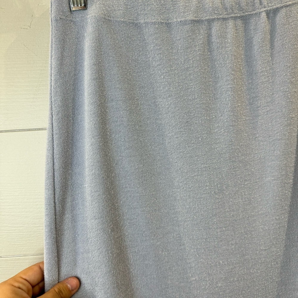 Reformation Women's Terry Cloth Maxi Skirt Light Blue Size Small - Picture 4 of 7